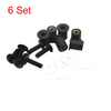 6 x 5mm Thread Diameter Motorcycle Windscreen Windshield Screw Nut