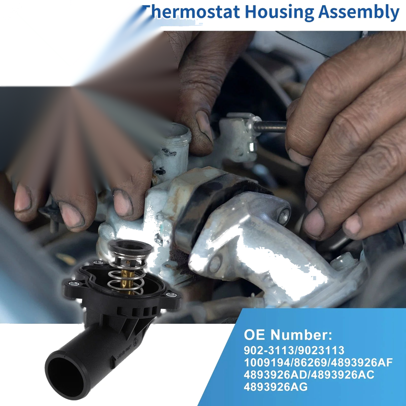 Dodge Durango V6 3.6L Engine Coolant Thermostat Housing Assembly