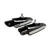 Harley Fat Bob FXFB FXFBS Driver Rider Foot Pegs Footrest (2018-2022)