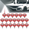 Car 20 Pcs M6 Bumper Washer Bolts Engine Bay Fastener