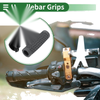 Motorcycle 7/8" 22mm Hand Grips Cover Kit TPU Dark Gray