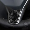 Tesla Model 3 / Y Forged Carbon Fiber Steering Wheel Lower Trim