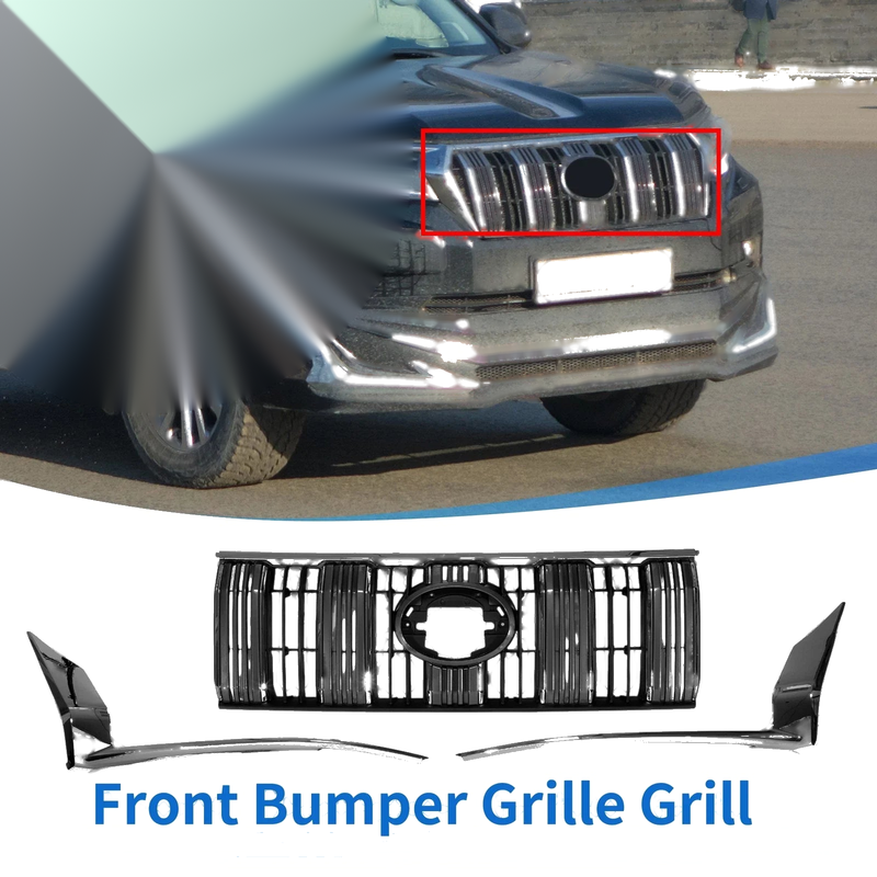 Toyota Land Cruiser Prado 150 Front Upper Bumper Grille (2017–2020)