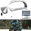 Harley Road Glide Headlight Fairing Bezel Trim Cover with DRL LED Light (2014-2023)
