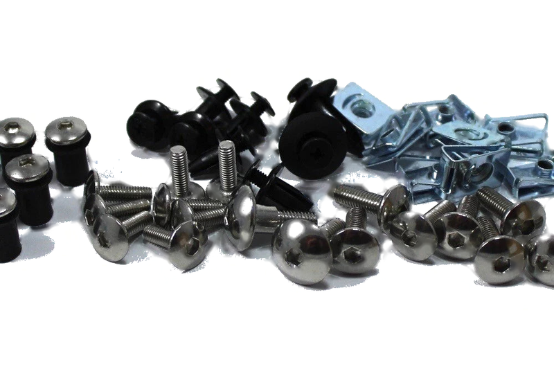 Bullone & parabrezza Clip Inox carenatura Suzuki GSX-R 750 (2008–2010)