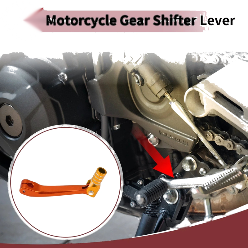 Honda CRF150F Orange Gold Silver Tone Shifter Lever (2003-2023)