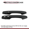 Honda CR-V 2012-2016 Outside Black ABS Car Door Handle Cover Set