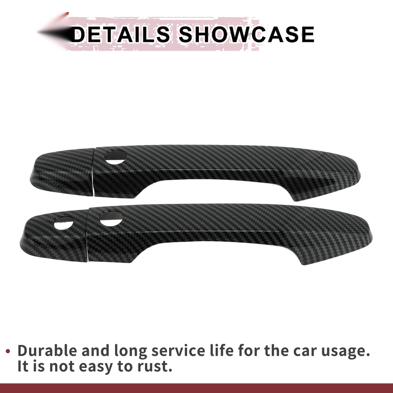 Honda CR-V 2012-2016 Outside Black ABS Car Door Handle Cover Set