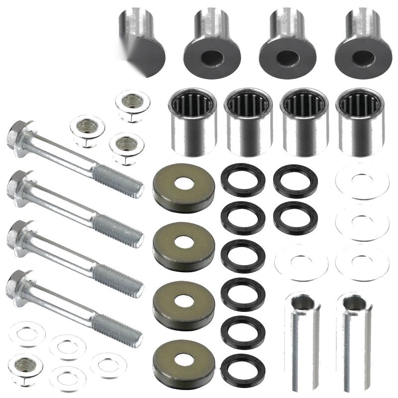 Kawasaki KFX400 2003-2006 Front Upper/Lower A-Arm Bushing Seal Kit w/ Bolts