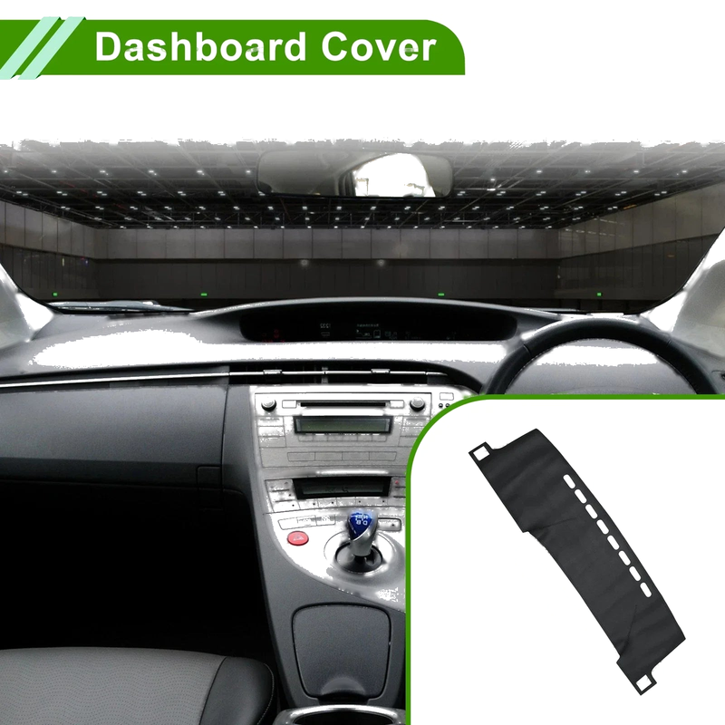 Toyota Prius C Dash Cover Mat Carpet Black Dashboard Cover (2012–2019)