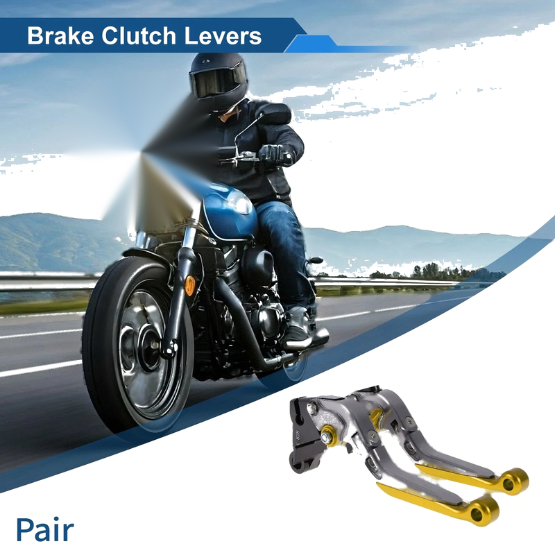 Kawasaki ZZR600 Levers / 2 x / Adjustable Short Long Brake Clutch Levers