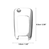 Chevrolet Impala TPU Key Fob Cover Silver Tone (2014-2019)