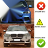 BMW X5 F15 X6 F16 M 2 x Black+Chrome Front Grill Dual Slat (2014–2018)