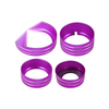 Chevy Silverado & GMC Sierra 8 x Purple AC Switch Knob Covers (2014-2018)