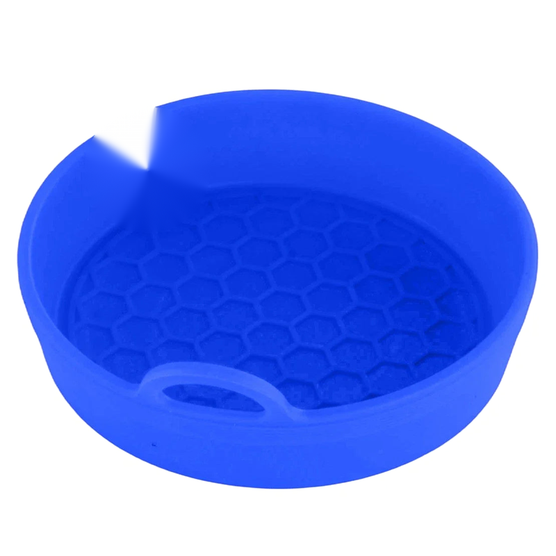 Vehicle Blue Silicone Car Cup Holder Insert Anti-Slip Coaster Mat