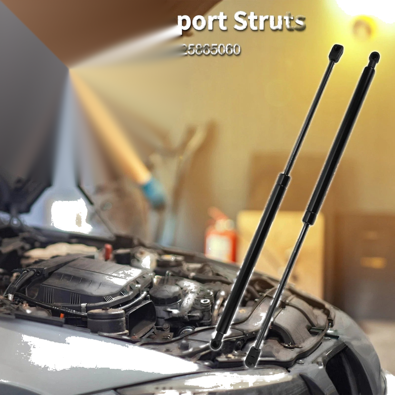 Chevy Malibu Front Hood Lift Supports Struts (2008-2012)