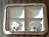 Access Hatch Caravan Boat Marine White 440mm x 315mm Deluxe Made in Italy