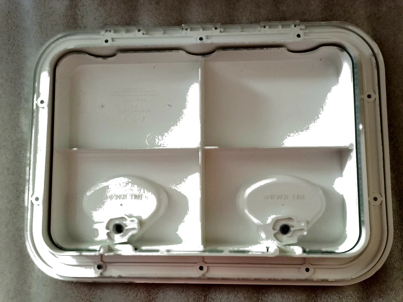 Access Hatch Caravan Boat Marine White 440mm x 315mm Deluxe Made in Italy
