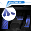 Toyota RAV4 (2019-2021) Blue 3 x Car Gas Accelerator Brake Foot Rest Pedals