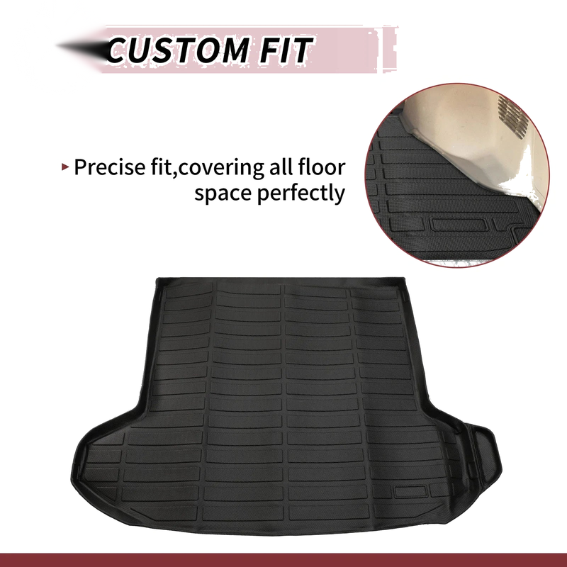 Kia Sportage 2023-2025 TPE Cargo Liner Black Trunk Mat