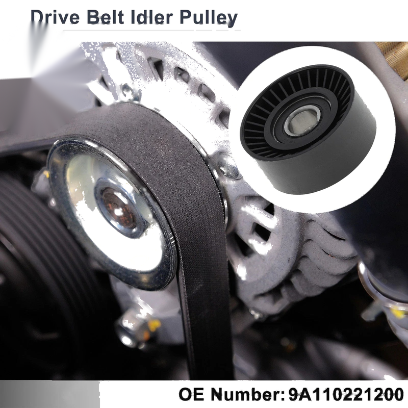 Porsche 911 (2009-2015) - Black 1 x Piece Drive Belt Idler Pulley