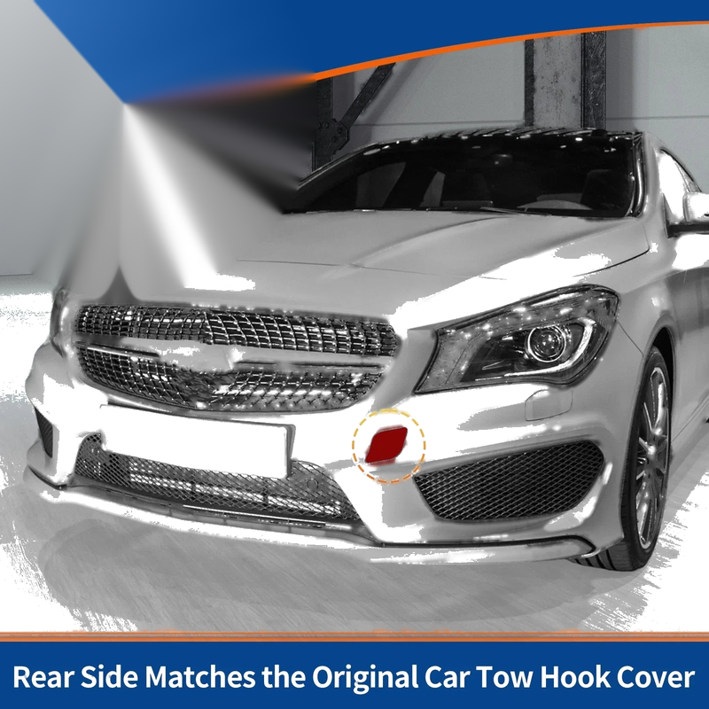 Mercedes-Benz CLA250 (2014-2019) Red Front Car Bumper Tow Hook Cover