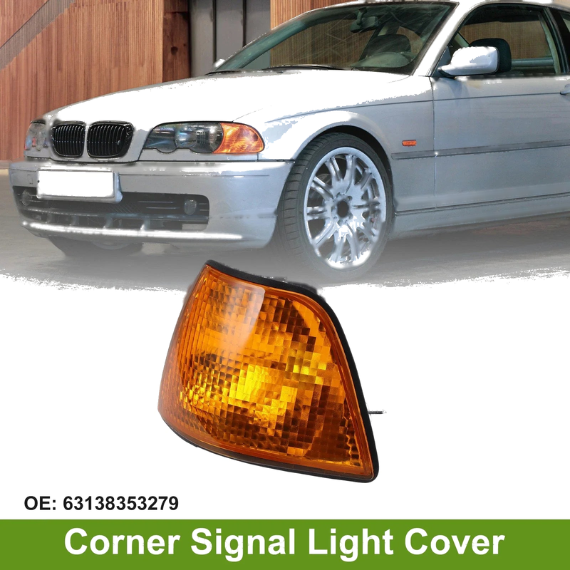 BMW 3 Series Left Corner Signal Light Cover 1Pc (1992-1998)