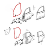 Honda CR-V EX RD5 RD7 2002-2005 Front Rear Door Weatherstrip