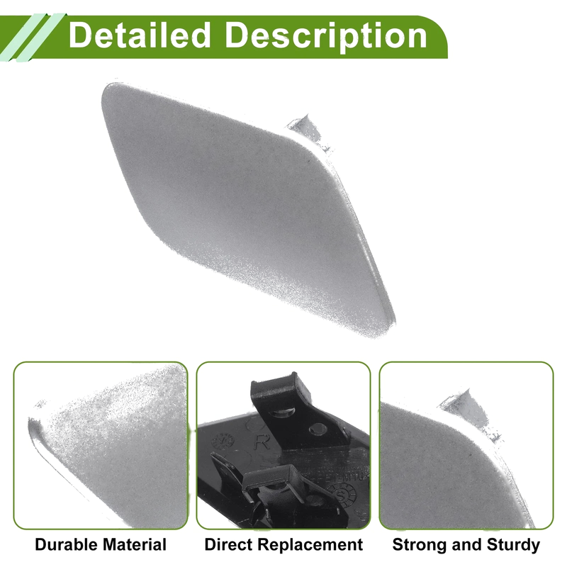Porsche Cayenne 92A Silver Tone Washer Nozzle Cover Cap