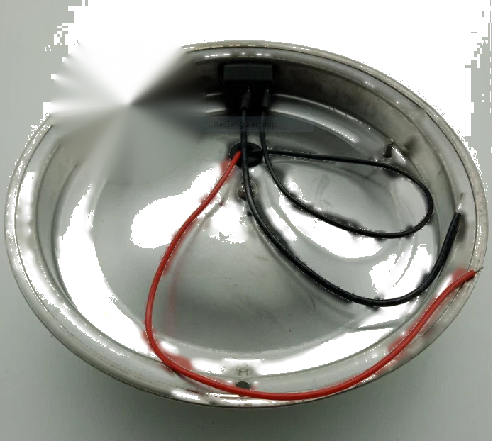 Caravan / Boat 160mm Diameter 12V LED Dome Light Stainless Steel