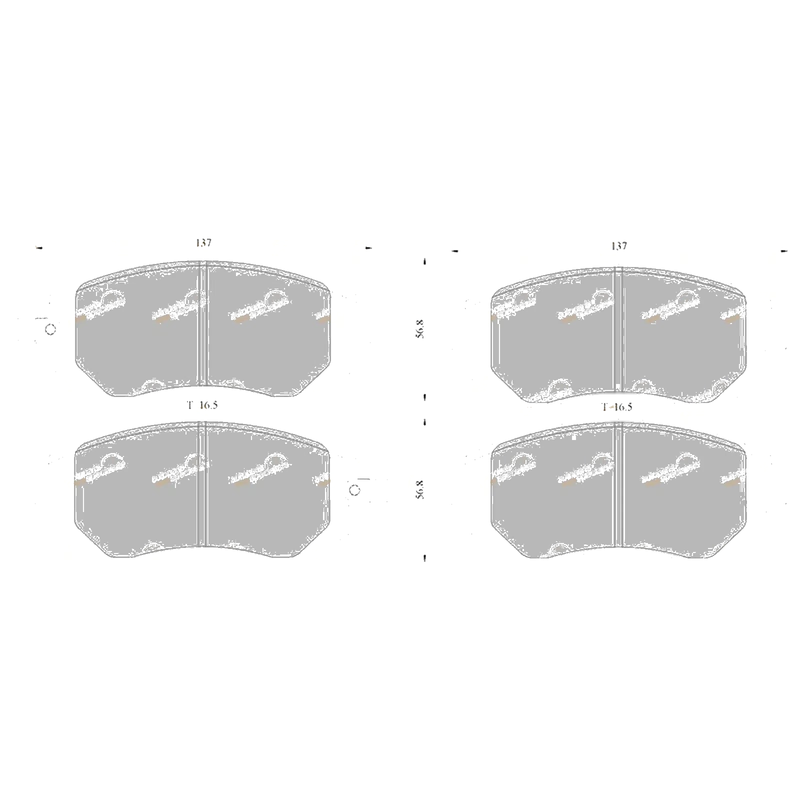 Subaru XV GP7 Front Disc Brake Pad Set (2012-2017)