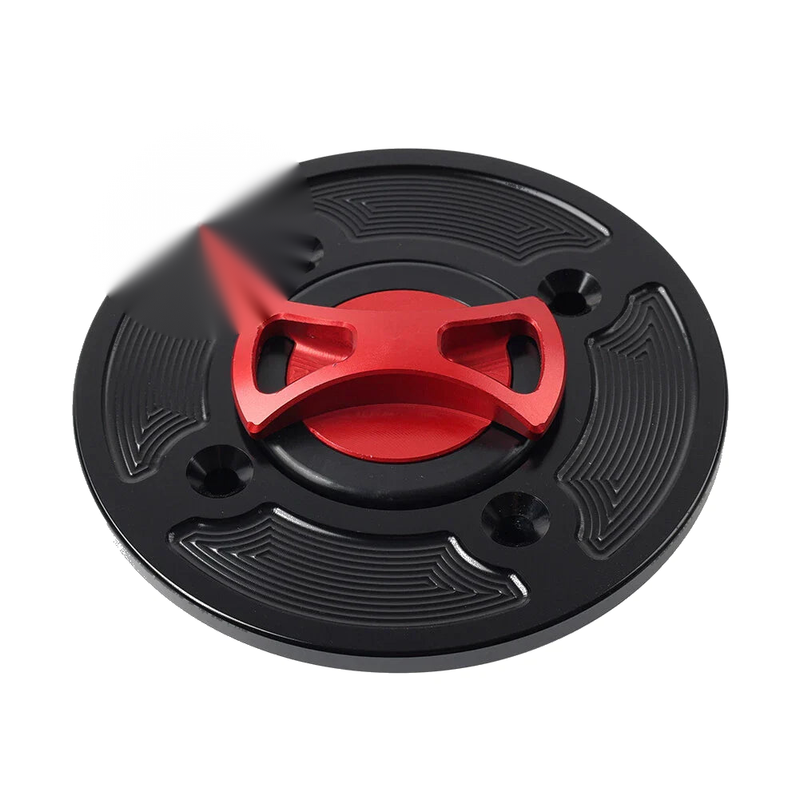 DUCATI Panigale V4 / S / R CNC Red 4-Hole Gas Fuel Tank Cap Cover (2018-2021)