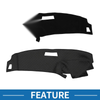 Ford Ranger 1989-1994 Sun Protector Black Dashboard Cover Mat