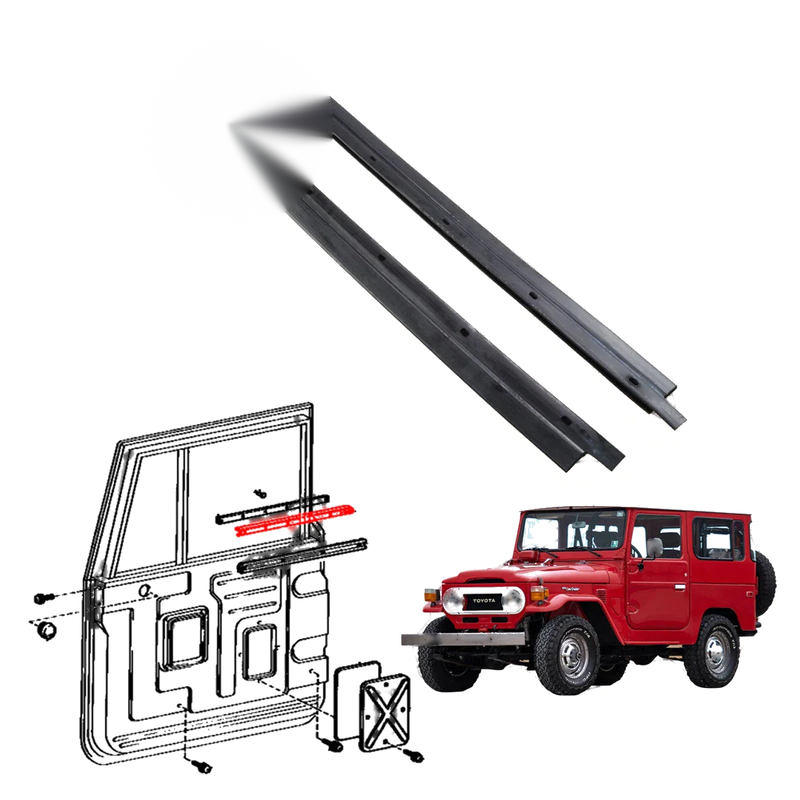 Toyota Land Cruiser BJ40 FJ43 FJ45 Door Glass Weatherstrip