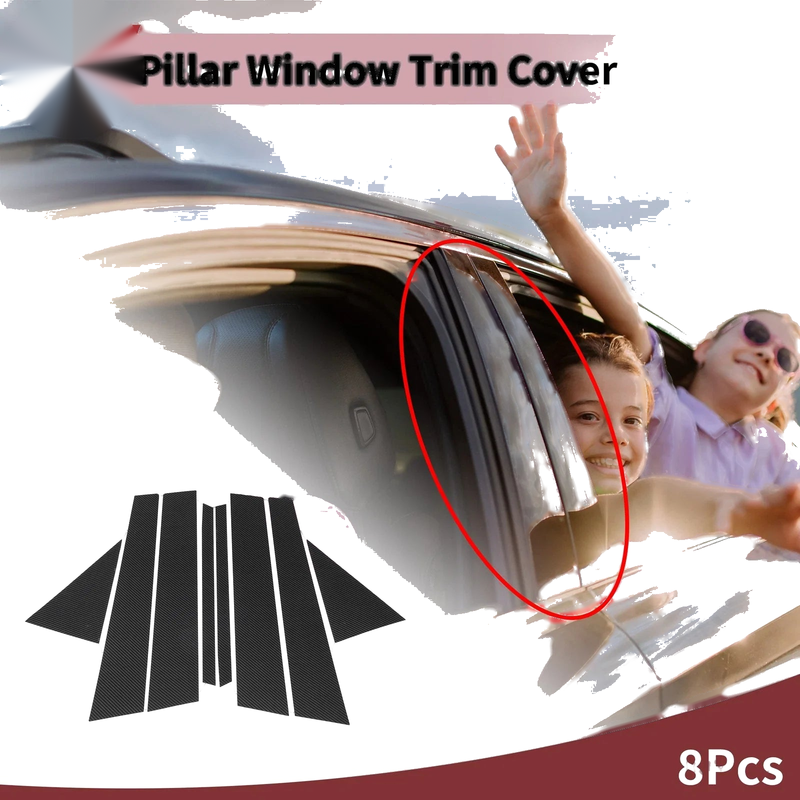 Mazda 3 Hatchback 8 x Door Window Trim Pillar (2004-2013)