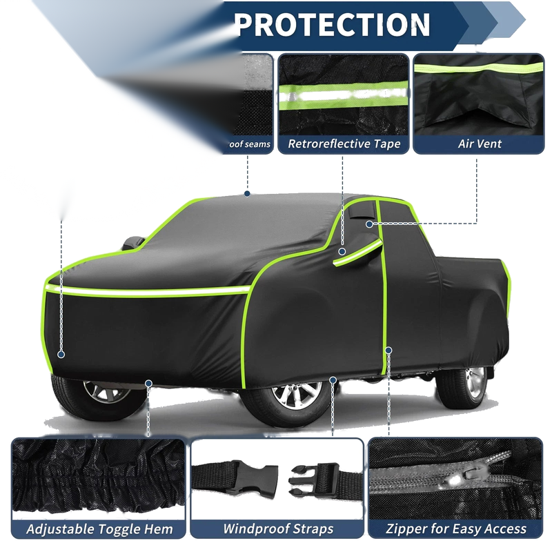 Chevrolet Silverado Crew Cab 6.6ft Short Bed Waterproof Car Cover (2000-2018)