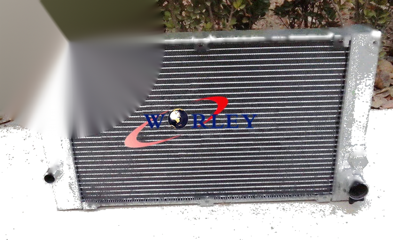 Porsche 924S 944 2.5L 2.7L Aluminum Radiator, Shroud, Fan (1985-1991)