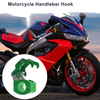 Square Fingerprint Motorcycle Hanging Hook Green 72mm