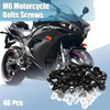 40pcs M6 Hex Socket Head Motorbike Bolts Nuts Universal