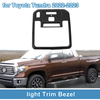 Toyota Tundra Front Row Headlight Trim Bezel Carbon Fiber (2022–2023)