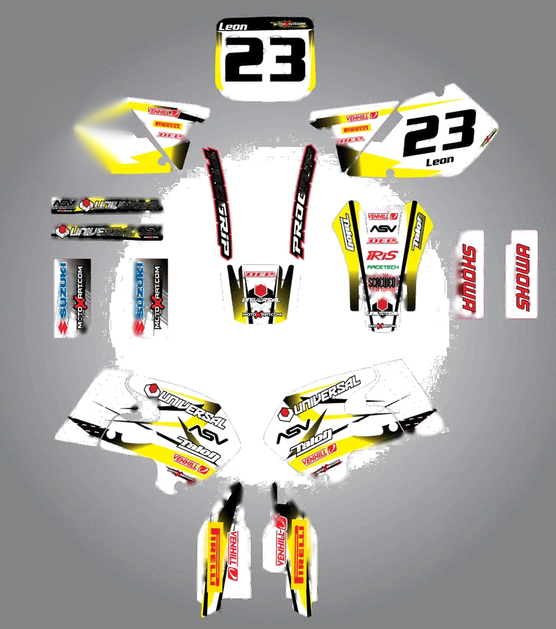 Suzuki RM 250 Custom Graphic Kit (1999-2000)