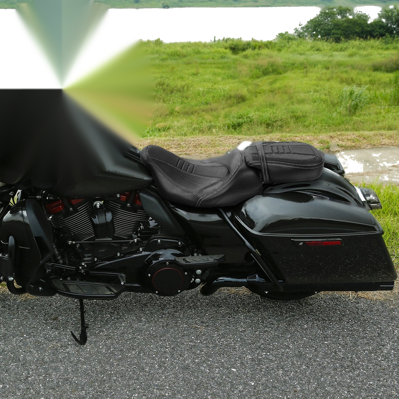 Harley Touring Glide Gel Driver & Passenger Seat Cushion (2009-2023)