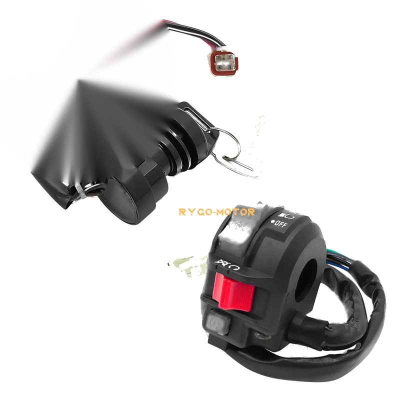 Yamaha Wolverine 350 YFM350FX Start Stop & Ignition Key Switch (1995-2001)