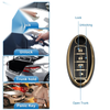 Silicone Car Smart Key Fob Case Cover INFINITI QX80 Protector Black