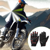 Gloves XL Motorcycle Breathable Full Finger Nylon Outdoor Red 1 Pair