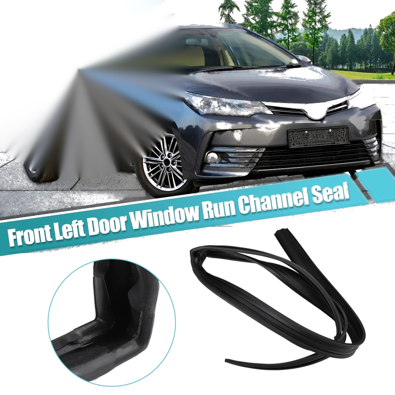 Toyota Corolla Front Left Door Glass Run Channel Seal (2003-2008)
