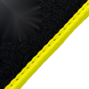 BMW 3 Series E91 5-Door Touring (2008-2011) Yellow Trim AutoWin Floor Mats