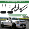 Chevrolet Aveo 8pcs Front Suspension Kit Tie Rod Ends & Lower Ball Joints (06-11)