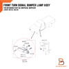 Mitsubishi Triton Ute Turn Signal Bumper Light (1996-2006)