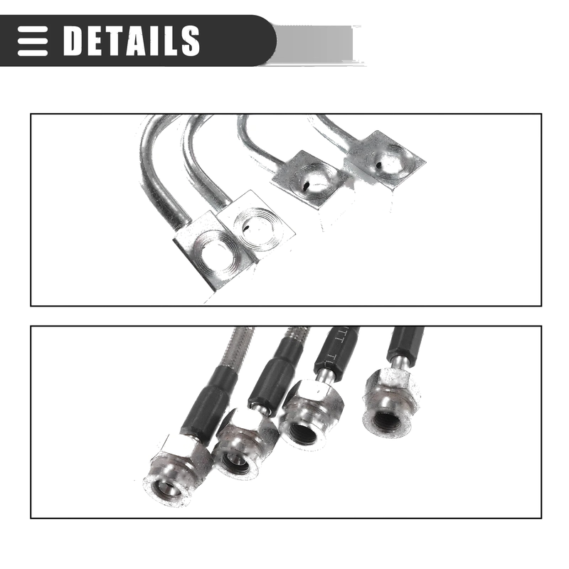 Jeep Wrangler JK Stainless Steel Brake Lines (2007-2018)
